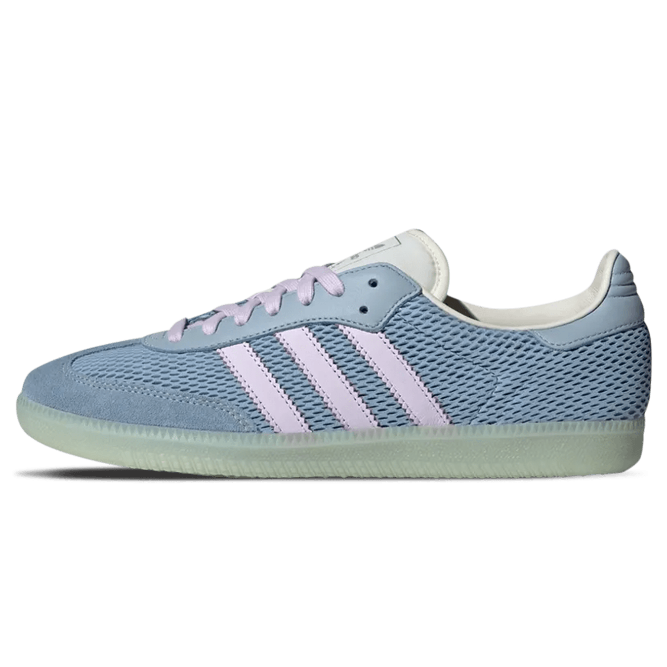 adidas Samba OG 'Tactile Blue Ice Lavender' — UK 3.5 | EU 36 | US 4 — Front View