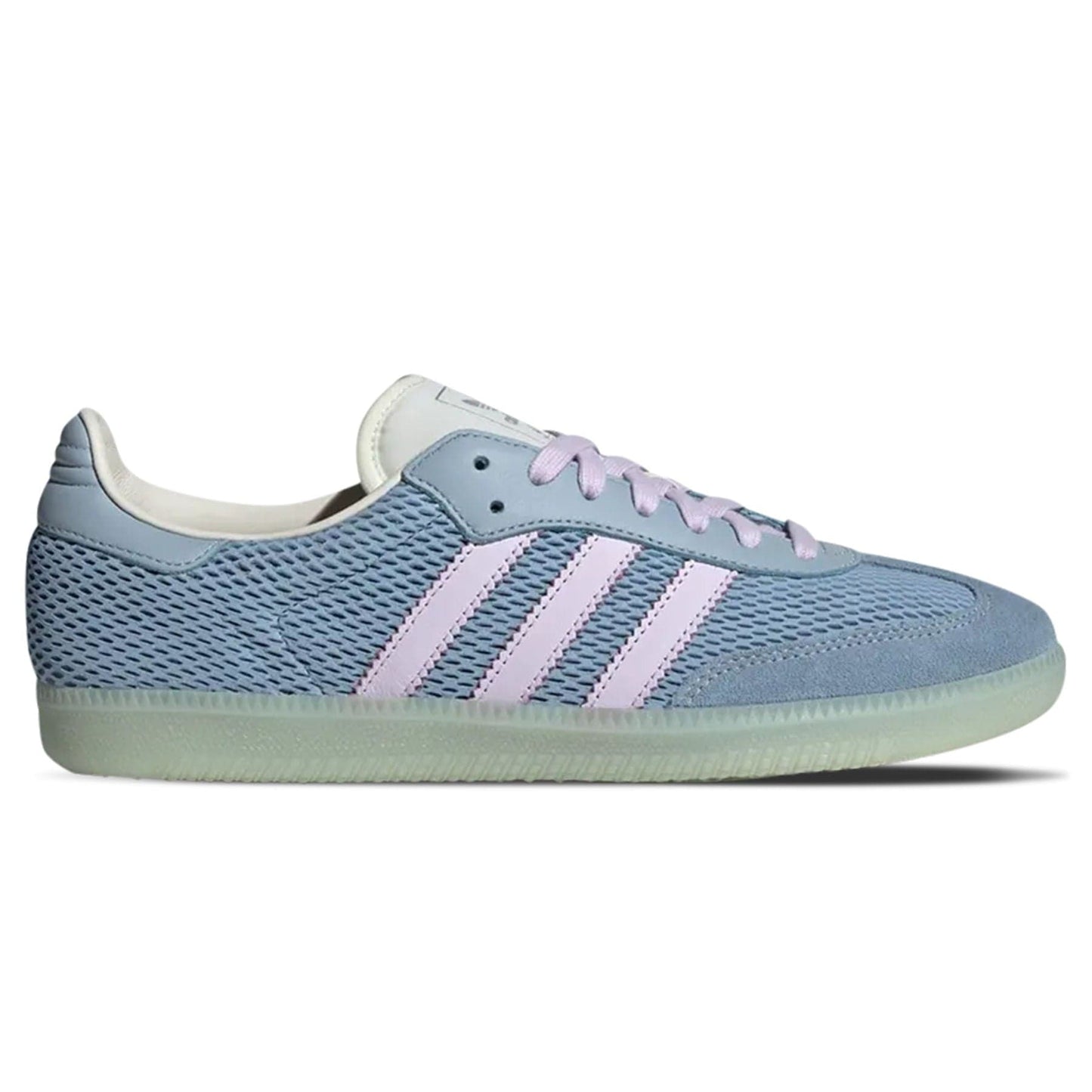 adidas Samba OG 'Tactile Blue Ice Lavender' — UK 3.5 | EU 36 | US 4 — Side View