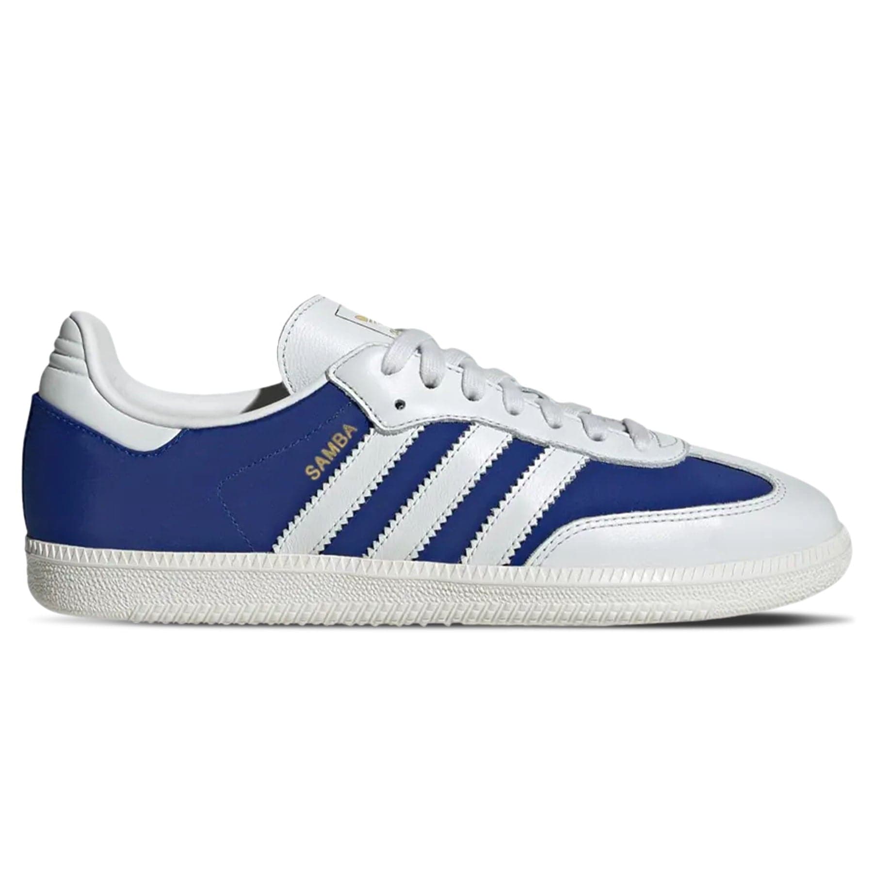 adidas Samba OG 'Crystal White Royal Blue' — UK 3.5 | EU 36 | US 4 — Side View