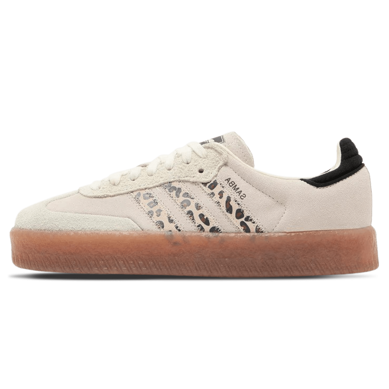 Adidas Sambae Wmns 'Cream White Leopard' — UK 3.5 | EU 36 | US 5.5 — Front View