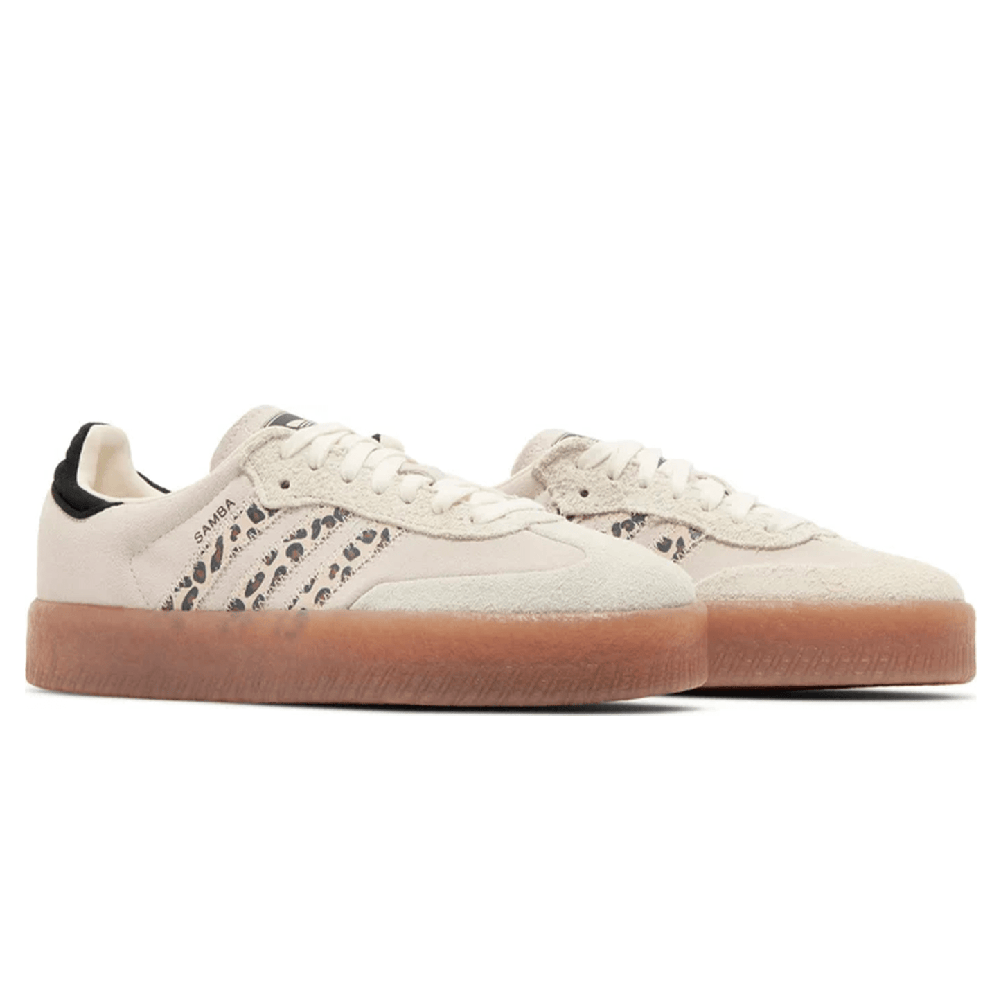 Adidas Sambae Wmns 'Cream White Leopard' — UK 3.5 | EU 36 | US 5.5 — Detail View