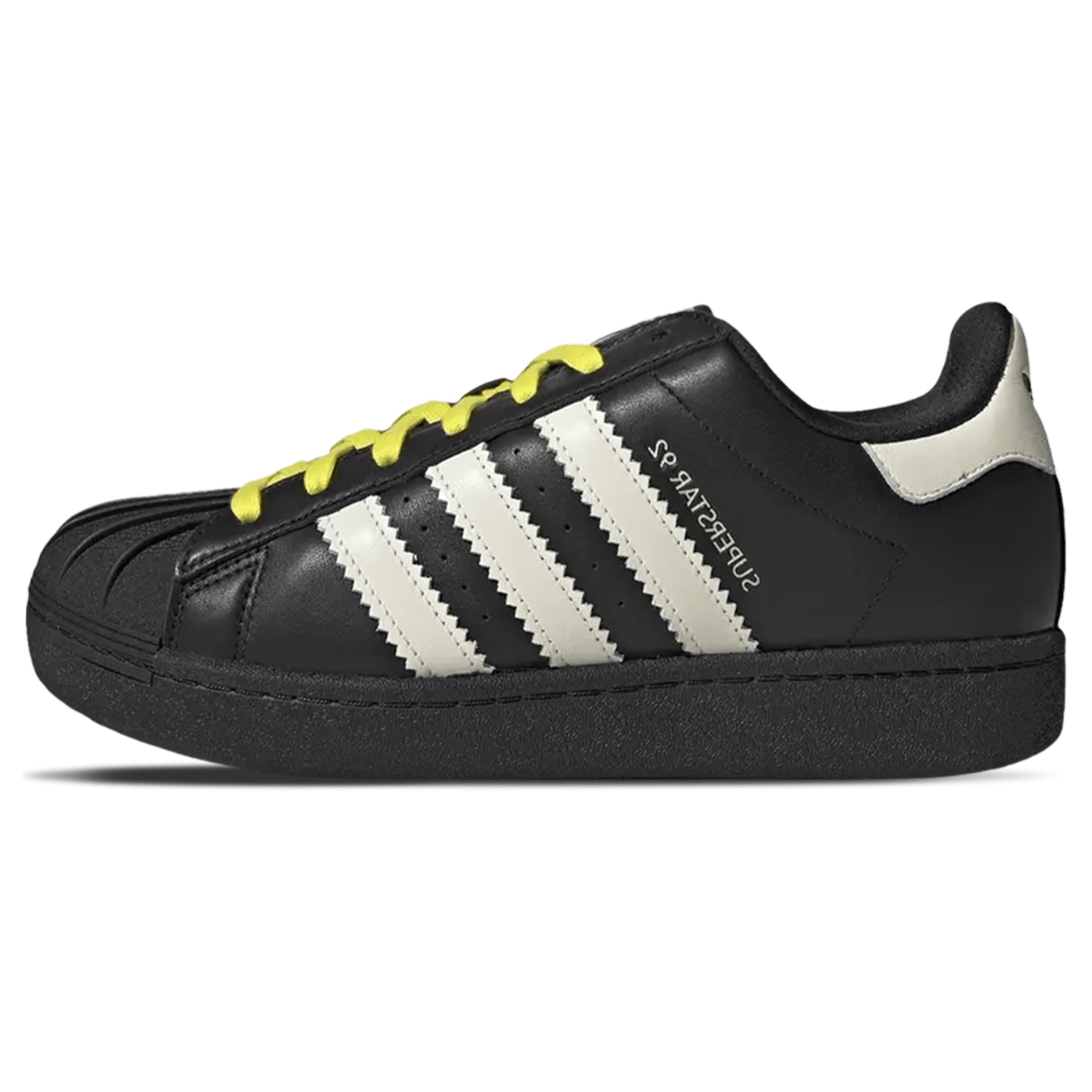 Pharrell x Adidas Superstar 92 'Virginia - Black' — UK 3.5 | EU 36 | US 4 — Front View