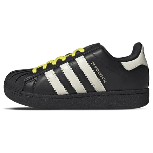 Pharrell x Adidas Superstar 92 'Virginia - Black' — UK 3.5 | EU 36 | US 4 — Front View