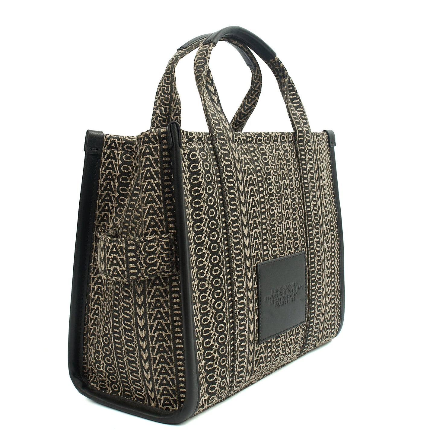 Marc Jacobs Tote The Tote Bag in Black, Fabric — Side View