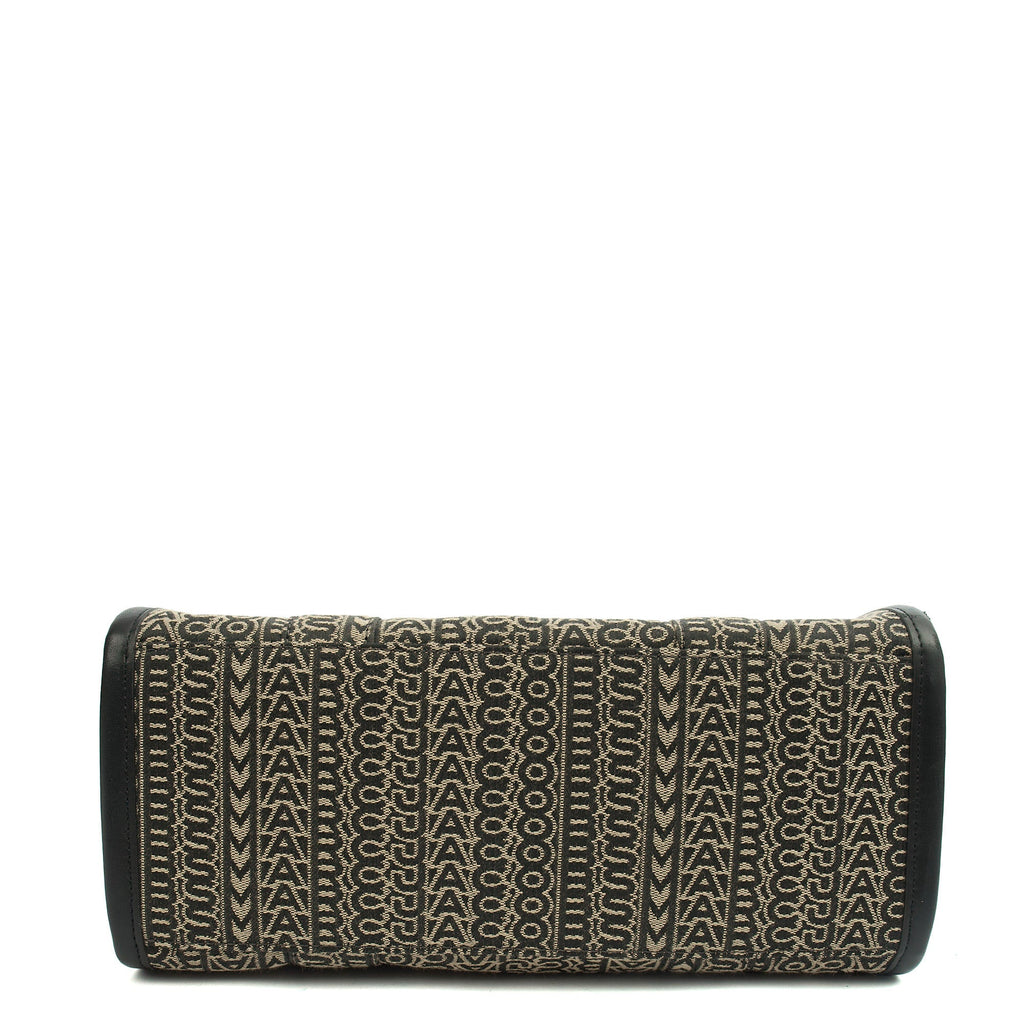 Marc Jacobs Tote The Tote Bag in Black, Fabric — Top View