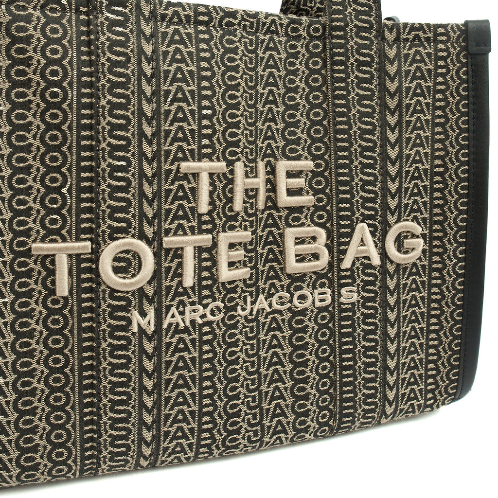 Marc Jacobs Tote The Tote Bag in Black, Fabric — Lifestyle View