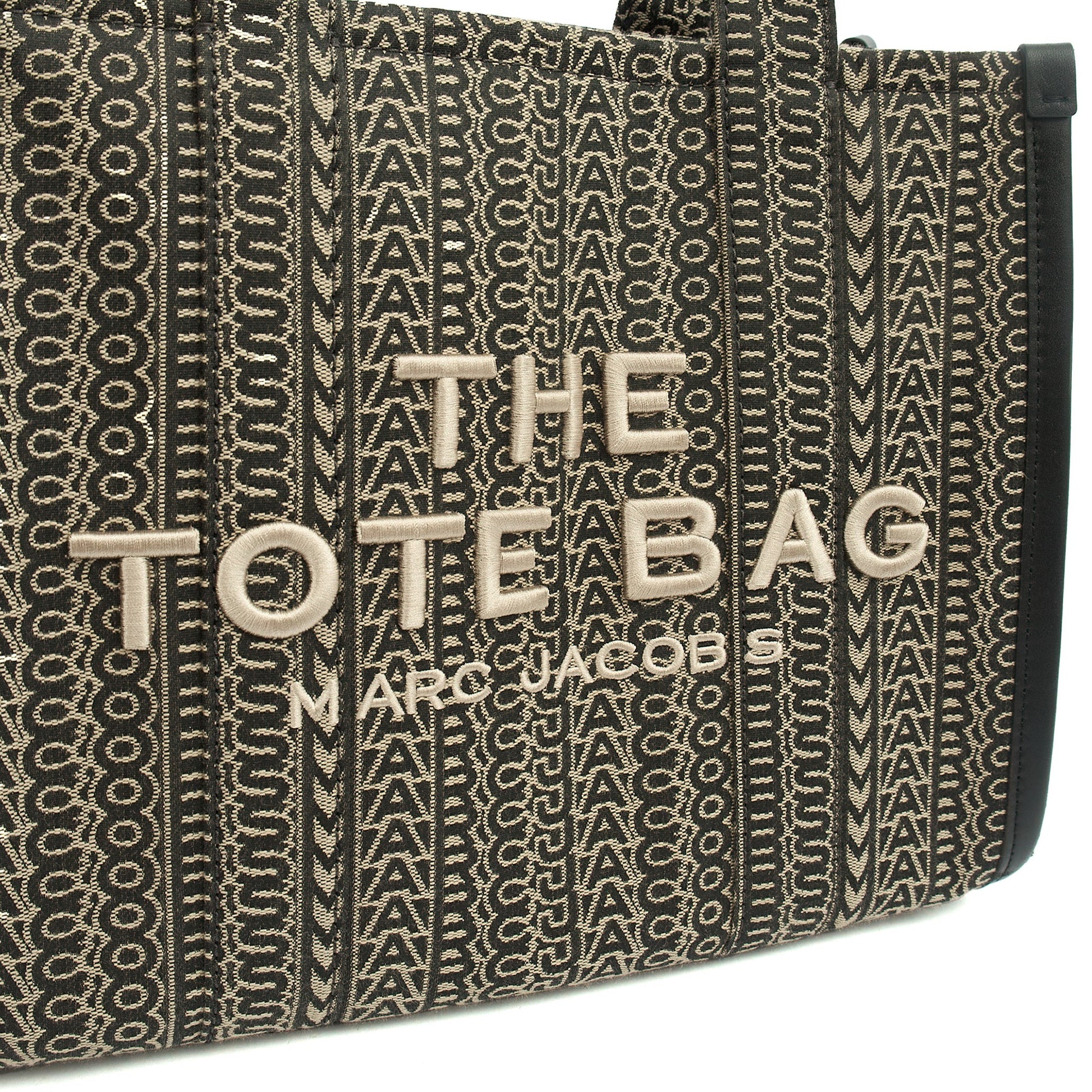 Marc Jacobs Tote The Tote Bag in Black, Fabric — Lifestyle View