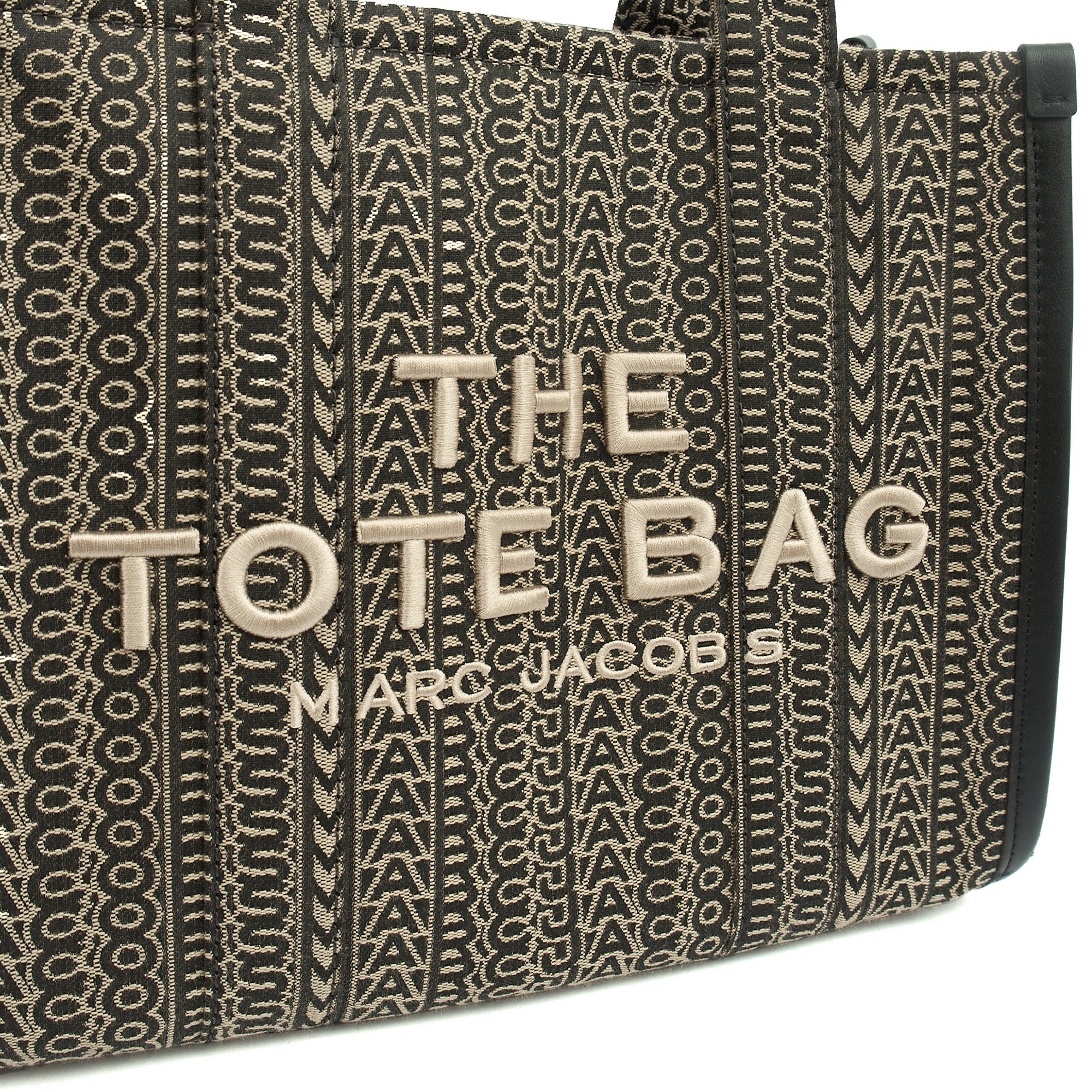 Marc Jacobs Tote The Tote Bag in Black, Fabric — Lifestyle View