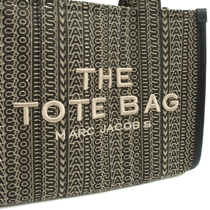 Marc Jacobs Tote The Tote Bag in Black, Fabric — Lifestyle View