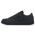 JJJJound x Reebok Club C 85 'Triple Black' — UK 2.5 | EU 34 | US 3.5 — Front View