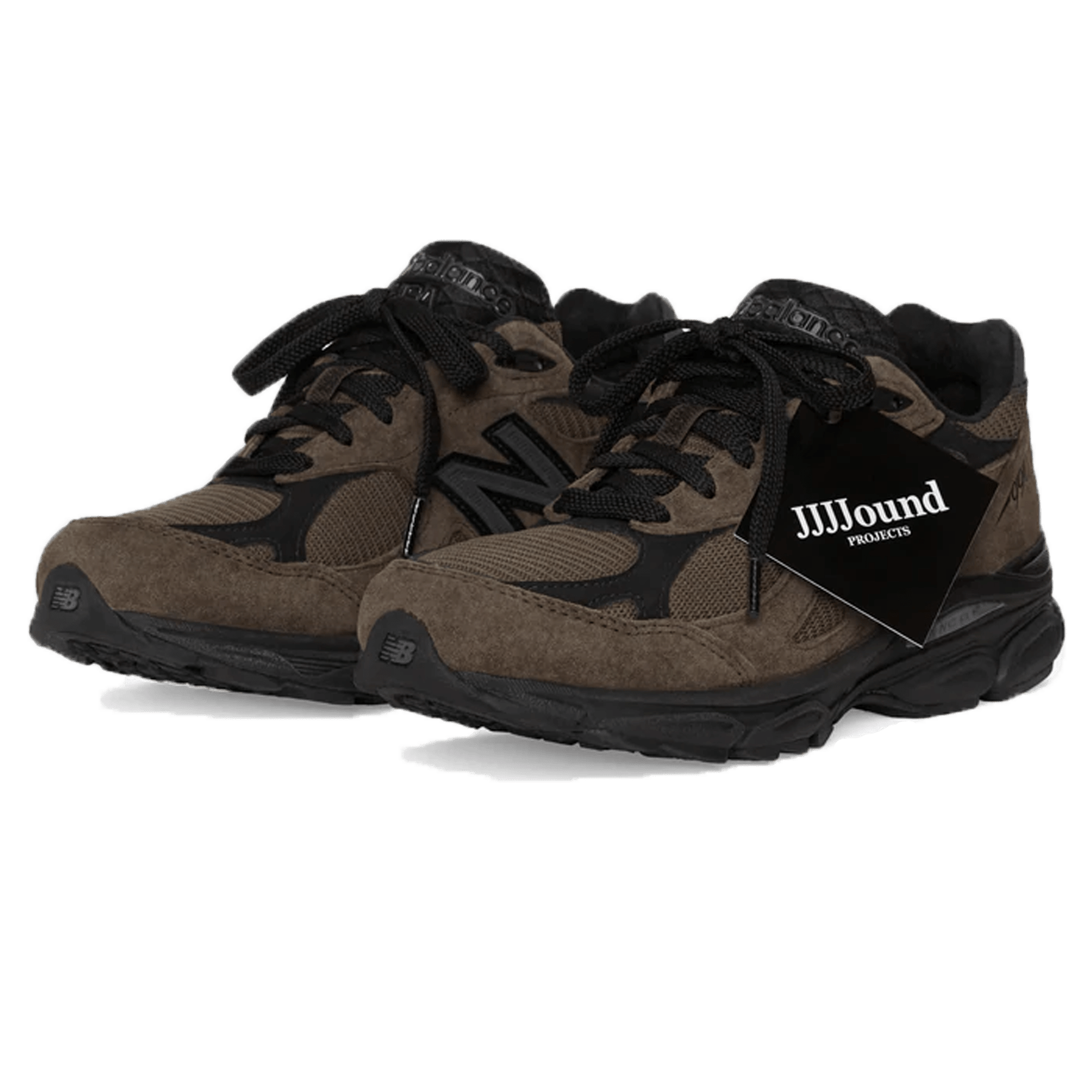JJJJound x New Balance 990v3 Made In USA 'Brown' — UK 3.5 | EU 36 | US 4 — Side View