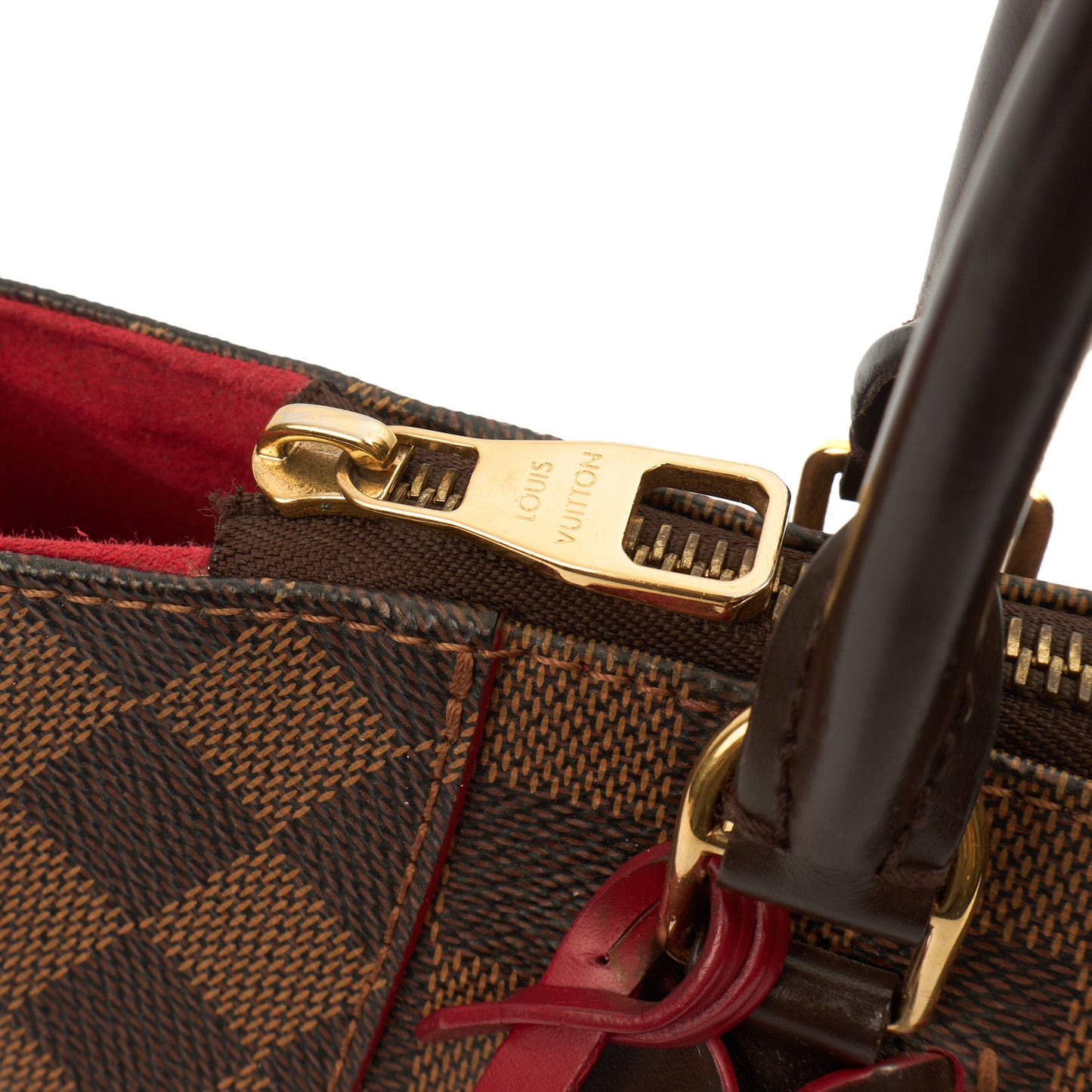 Louis Vuitton Tote Caissa Tote in Damier, Canvas — Side View