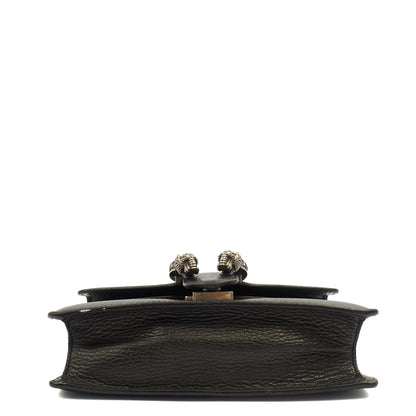Gucci Shoulder Bag Dionysus - Mini in Black, Leather — Top View