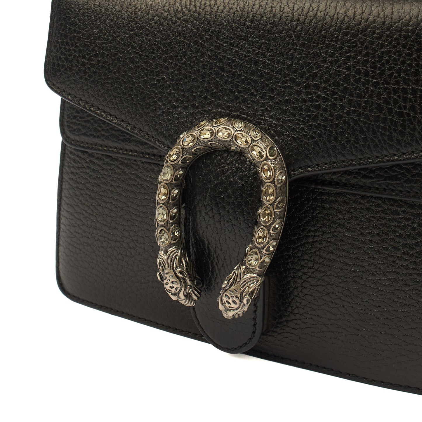 Gucci Shoulder Bag Dionysus - Mini in Black, Leather — Lifestyle View