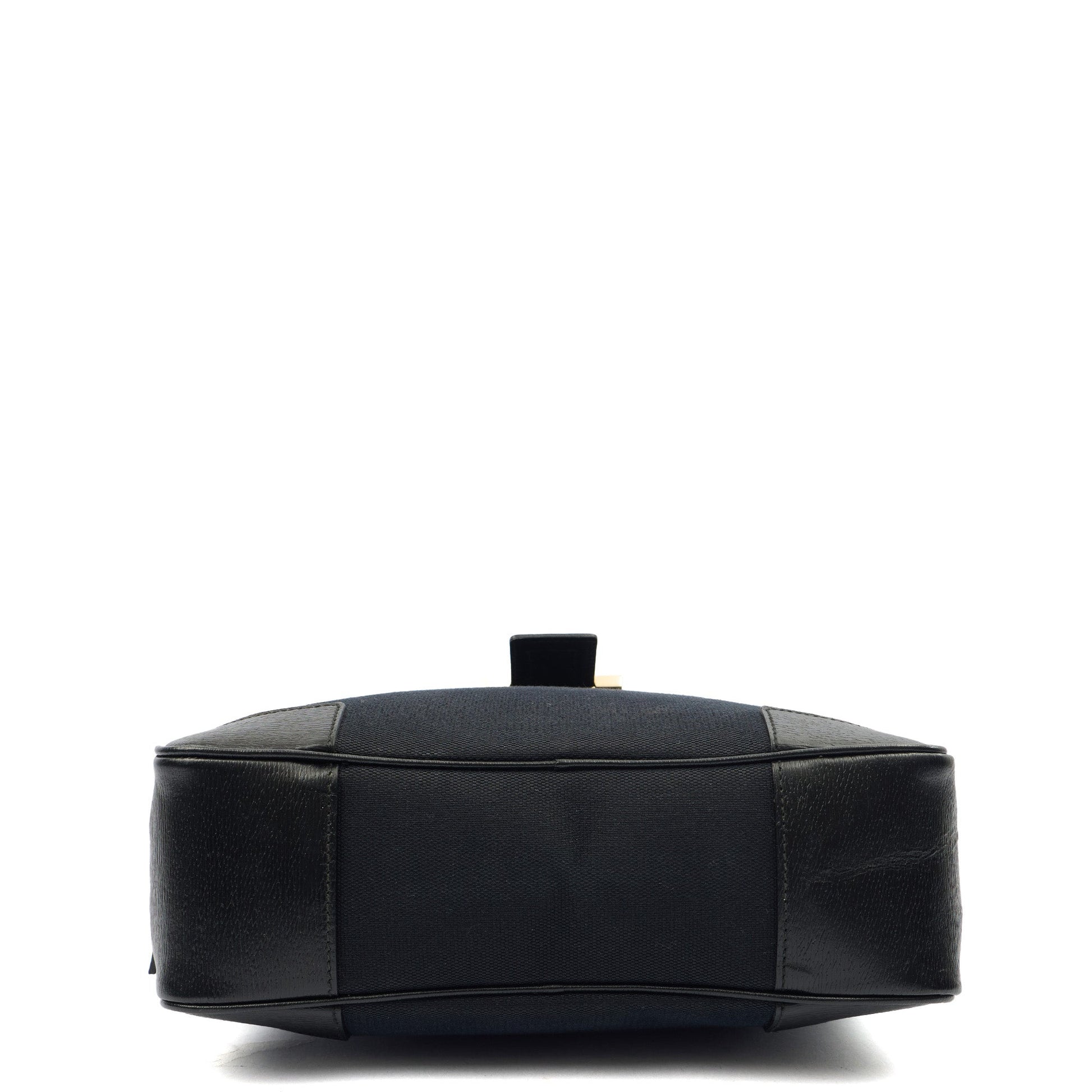 Gucci Shoulder Bag Shoulder Bag in Black, Fabric — Top View