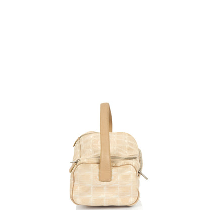 Chanel Mini Bag Travel Ligne Bowler in Neutral, Fabric — Alternate View 20