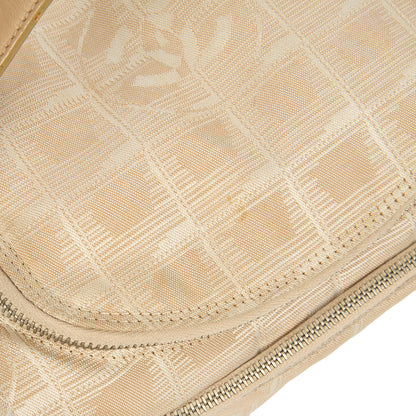 Chanel Mini Bag Travel Ligne Bowler in Neutral, Fabric — Alternate View 24