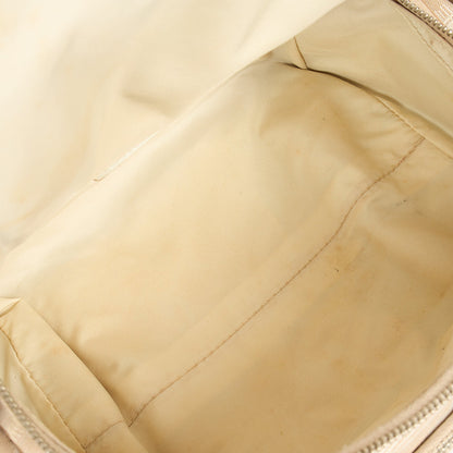 Chanel Mini Bag Travel Ligne Bowler in Neutral, Fabric — Alternate View 16