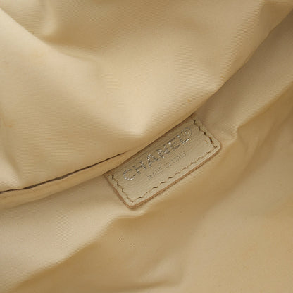 Chanel Mini Bag Travel Ligne Bowler in Neutral, Fabric — Alternate View 34