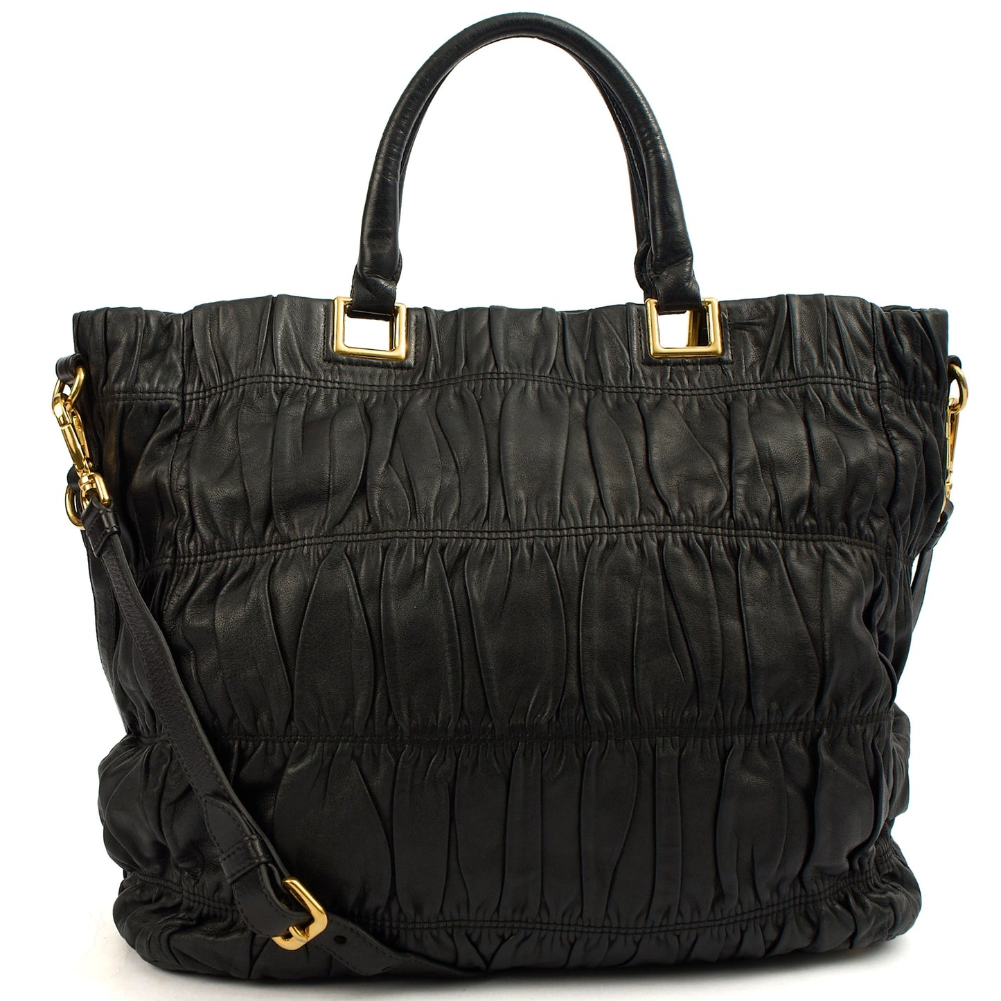 Prada Tote Tote in Black, Leather — Alternate View 10