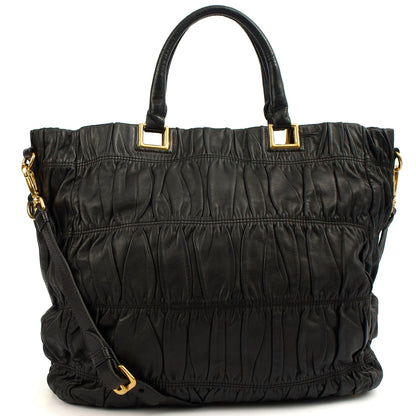 Prada Tote Tote in Black, Leather — Alternate View 10