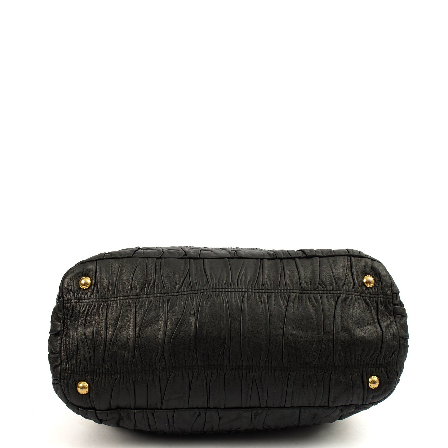 Prada Tote Tote in Black, Leather — Detail View