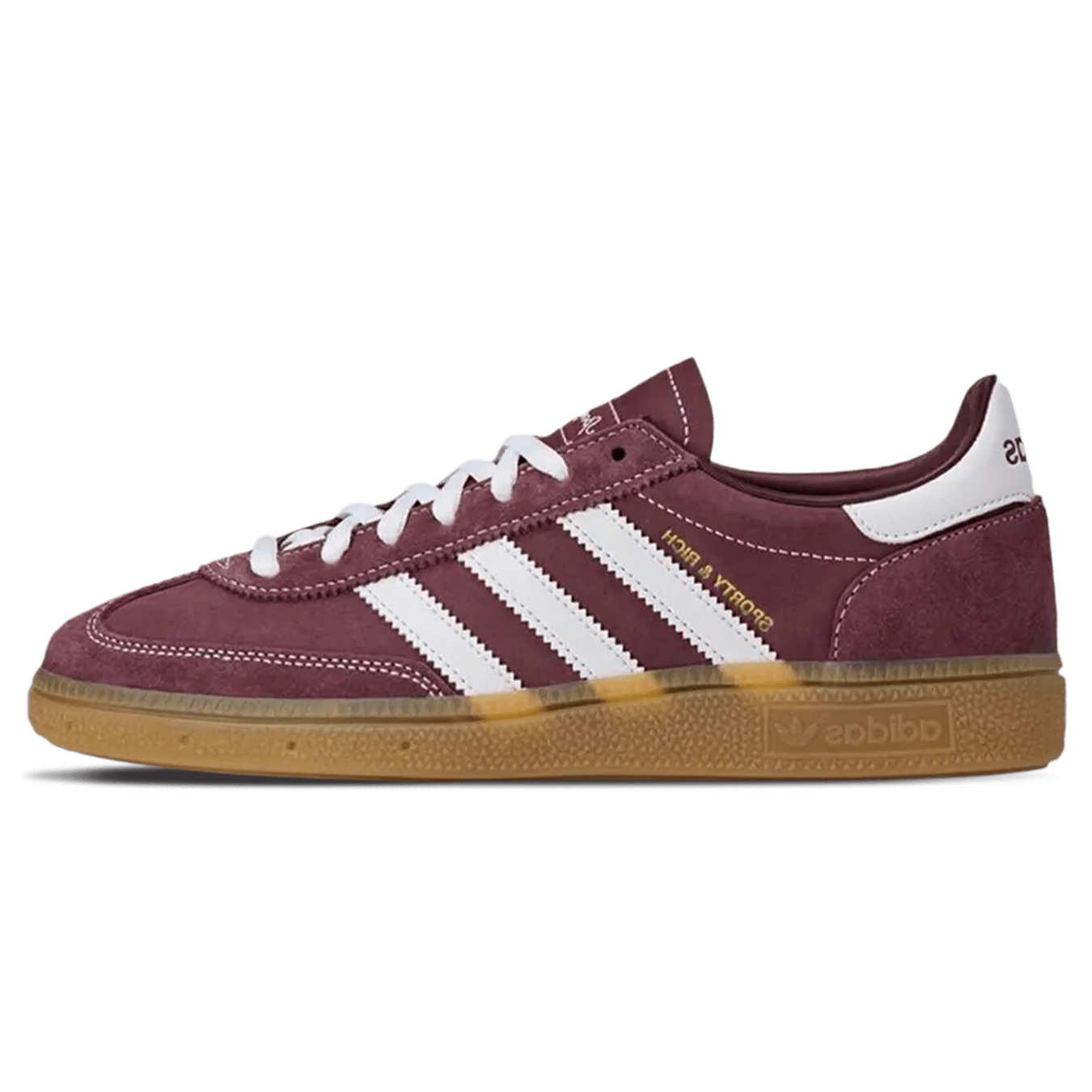 adidas Handball Spezial x Sporty & Rich 'Shadow Red' — UK 3.5 | EU 36 | US 4 — Front View