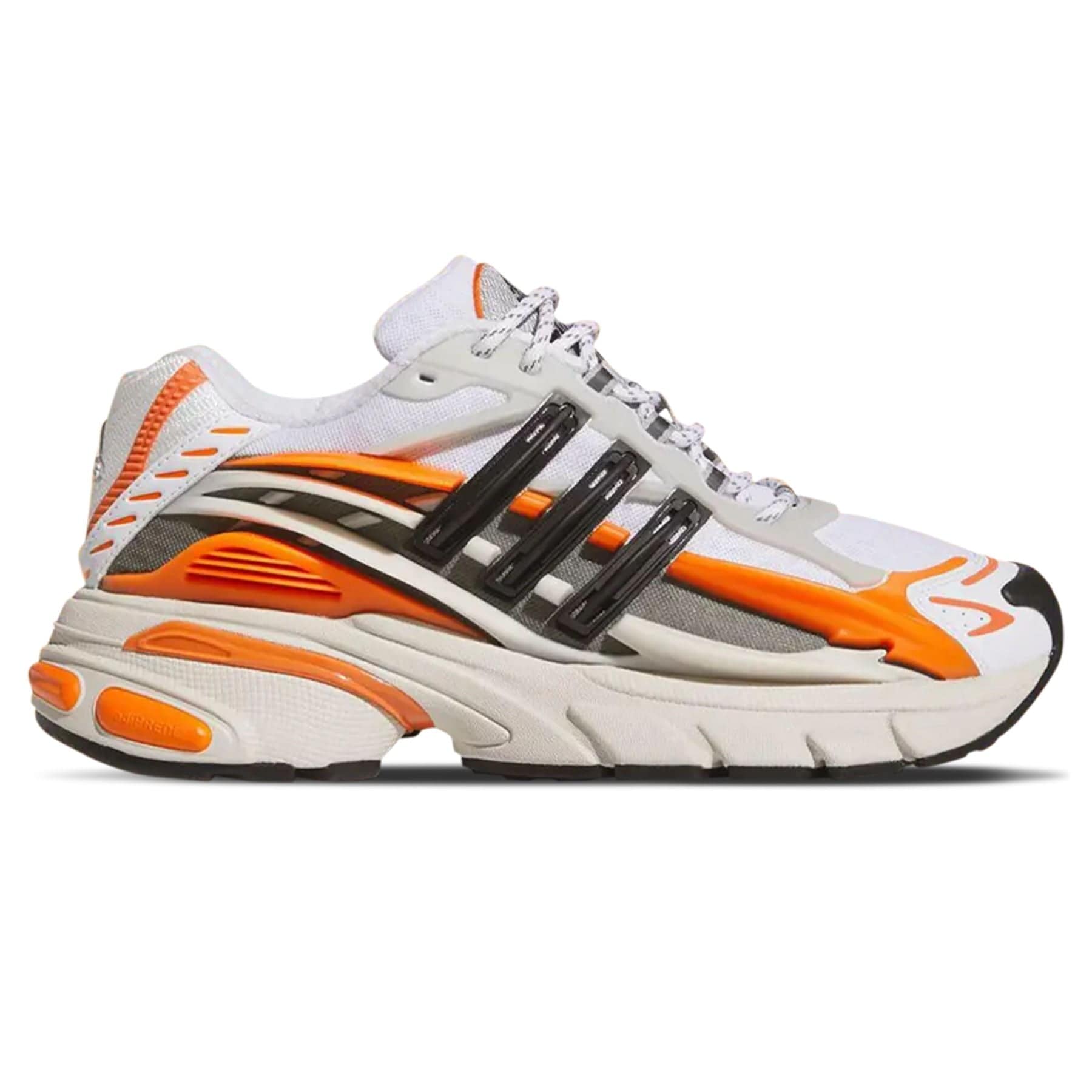 Pharrell x VIRGINIA x adidas Adistar Jellyfish 'Focus Olive Orange' — UK 3.5 | EU 36 | US 4 — Side View