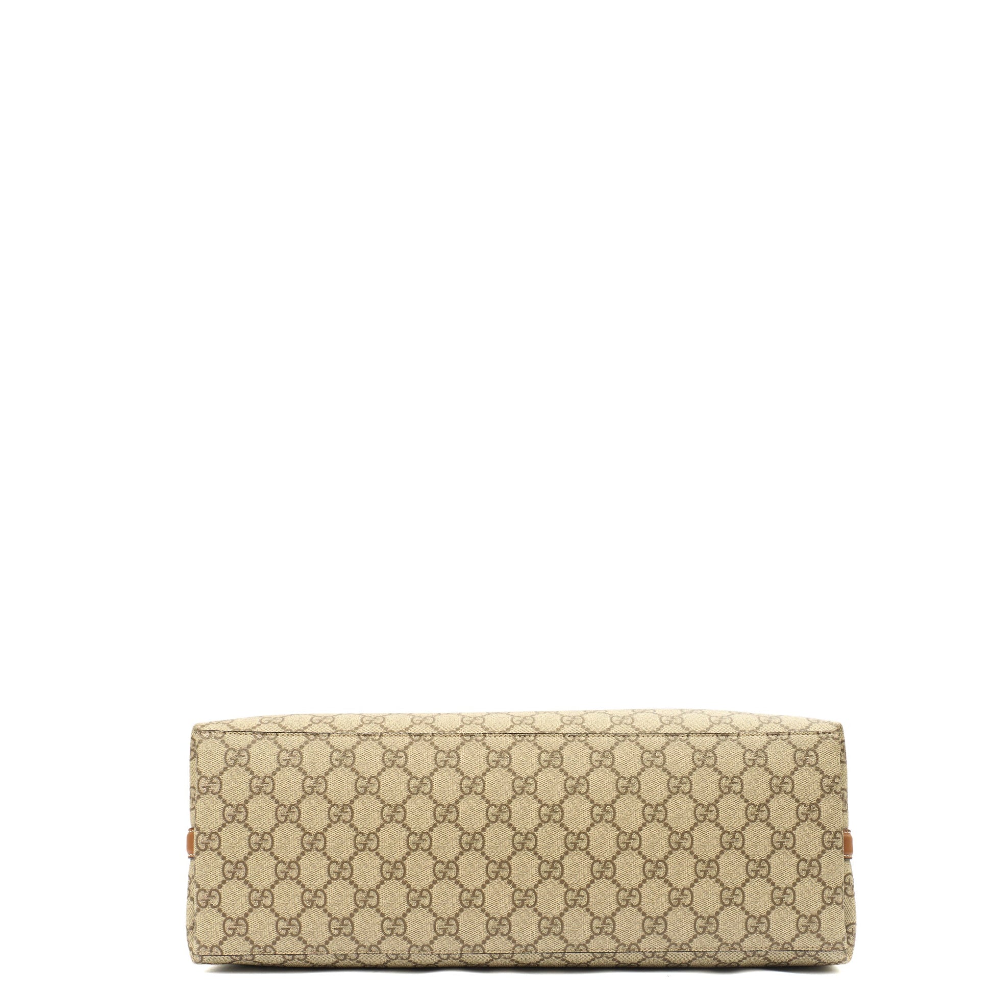 Gucci Tote GG Emblem Bag in GG Canvas — Detail View