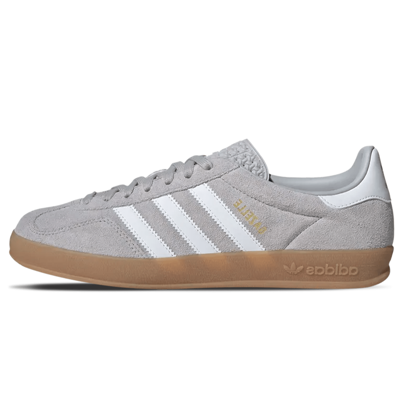 Adidas Gazelle Indoor 'Grey White' — UK 3.5 | EU 36 | US 4 — Front View
