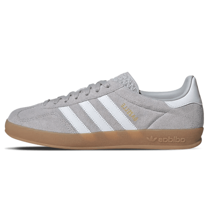 Adidas Gazelle Indoor 'Grey White' — UK 3.5 | EU 36 | US 4 — Front View