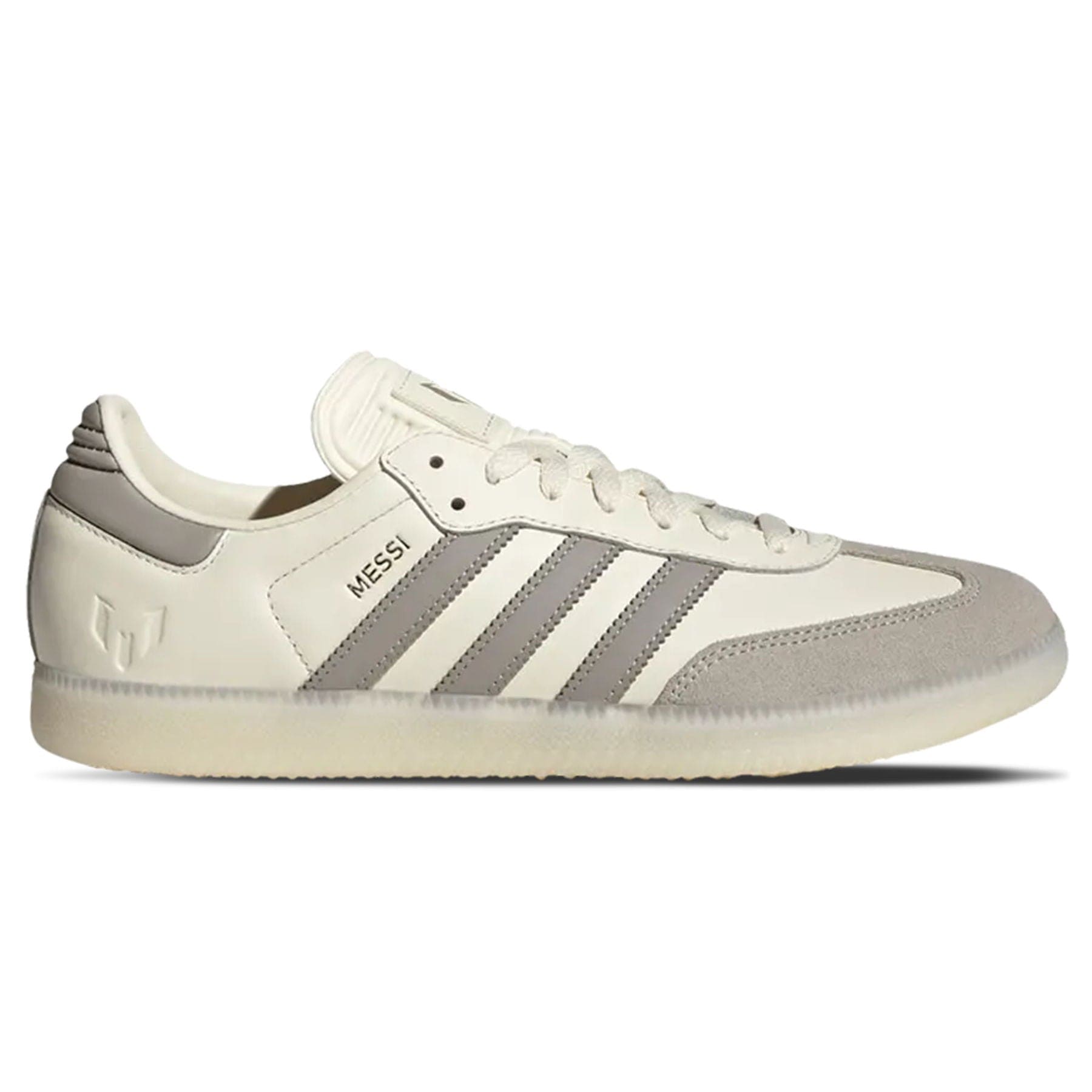 Lionel Messi x adidas Samba Indoor 'Cream White' — UK 3.5 | EU 36 | US 4 — Side View