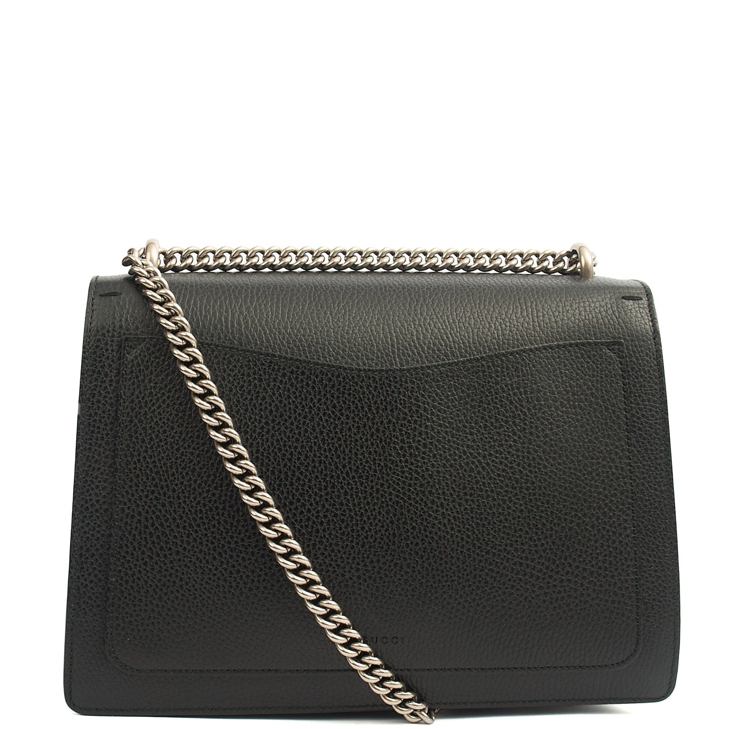 Gucci Shoulder Bag Dionysus - Medium in Black, Leather — Back View