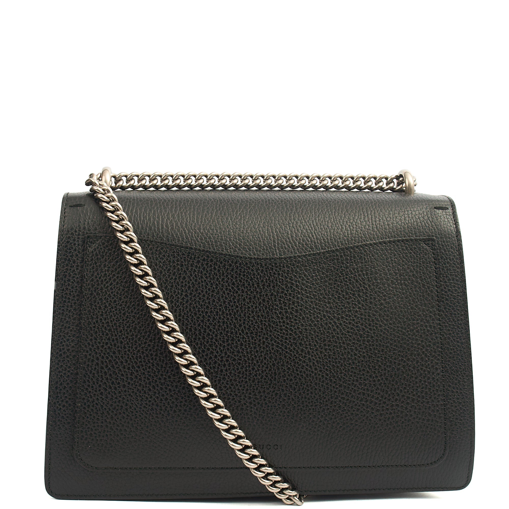 Gucci Shoulder Bag Dionysus - Medium in Black, Leather — Back View