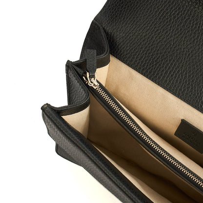 Gucci Shoulder Bag Dionysus - Medium in Black, Leather — Detail View