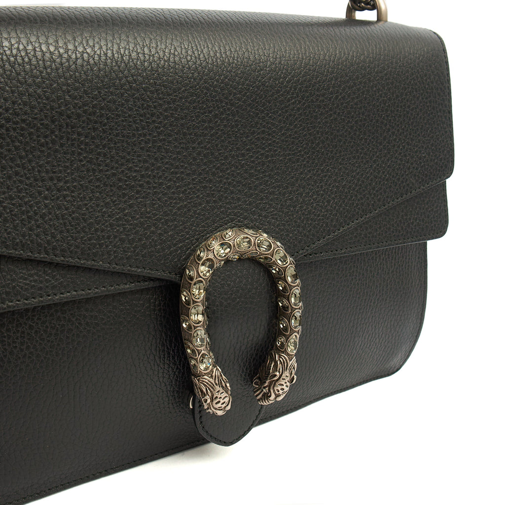 Gucci Shoulder Bag Dionysus - Medium in Black, Leather — Alternate View 12