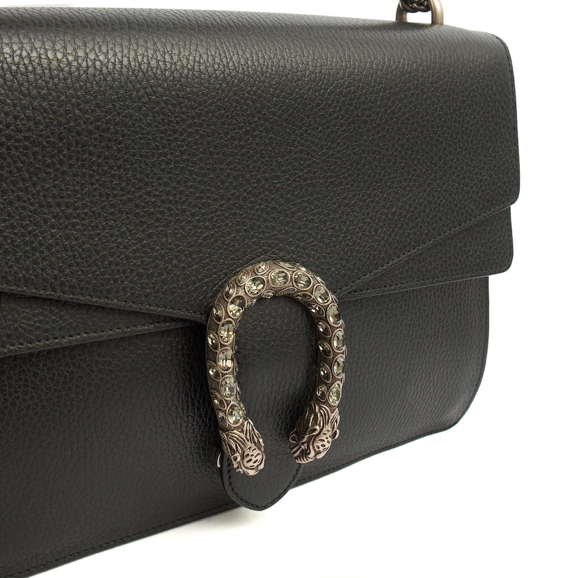 Gucci Shoulder Bag Dionysus - Medium in Black, Leather — Alternate View 12