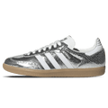 Adidas Samba OG Wmns 'Silver Metallic Cracked Leather' — UK 3.5 | EU 36 | US 5.5 — Front View