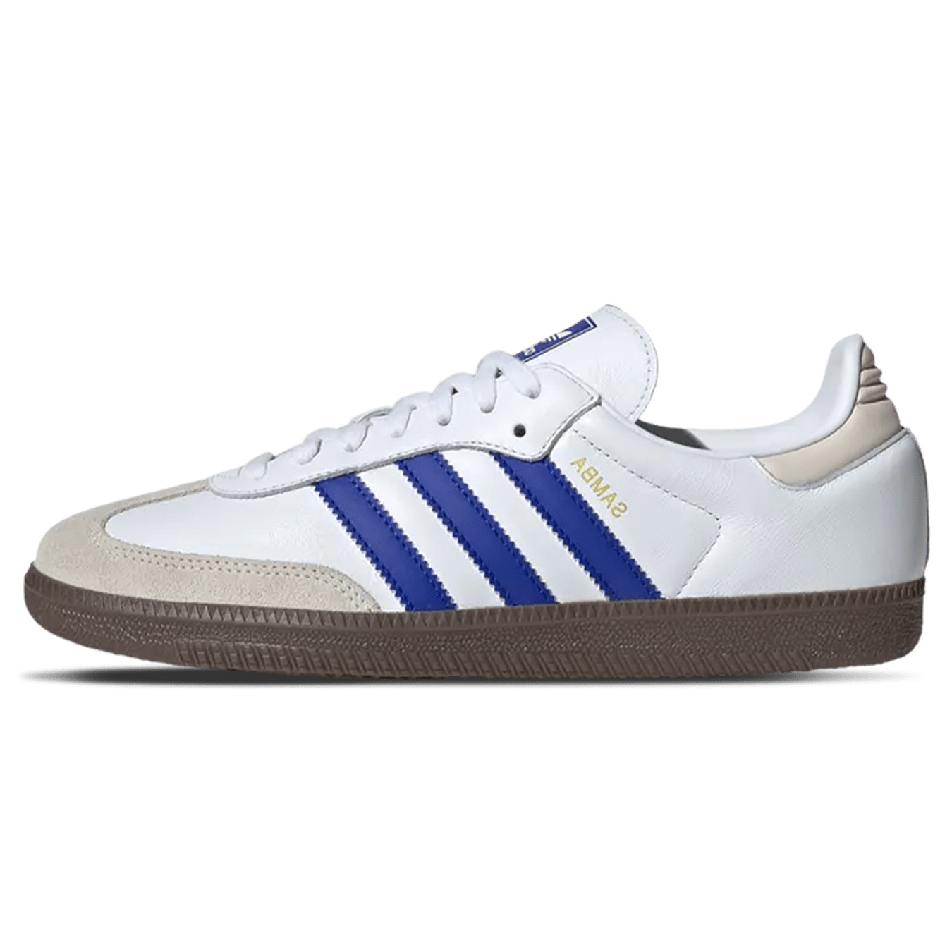 adidas Samba OG 'White Lucid Blue Gum' — UK 3.5 | EU 36 | US 4 — Front View
