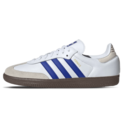 adidas Samba OG 'White Lucid Blue Gum' — UK 3.5 | EU 36 | US 4 — Front View