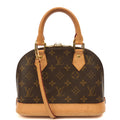 Louis Vuitton Cross Body Alma BB in Monogram, Canvas — Front View