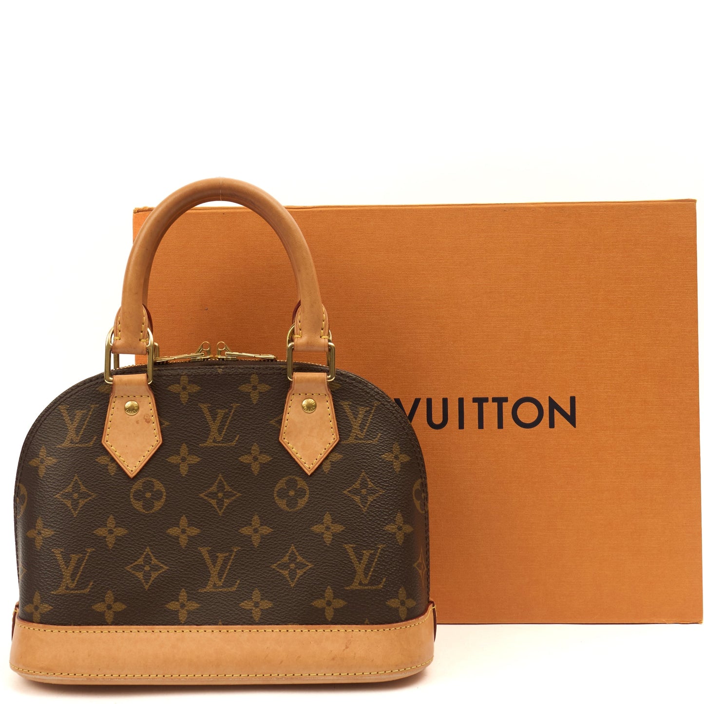 Louis Vuitton Cross Body Alma BB in Monogram, Canvas — Side View