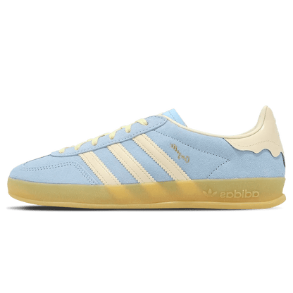 Adidas Gazelle Indoor 'Valentine's Day - Glow Blue Crystal Sand' — UK 3.5 | EU 36 | US 4 — Front View