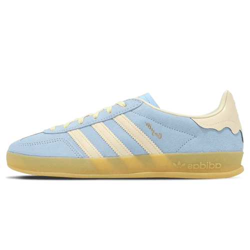 Adidas Gazelle Indoor 'Valentine's Day - Glow Blue Crystal Sand' — UK 3.5 | EU 36 | US 4 — Front View