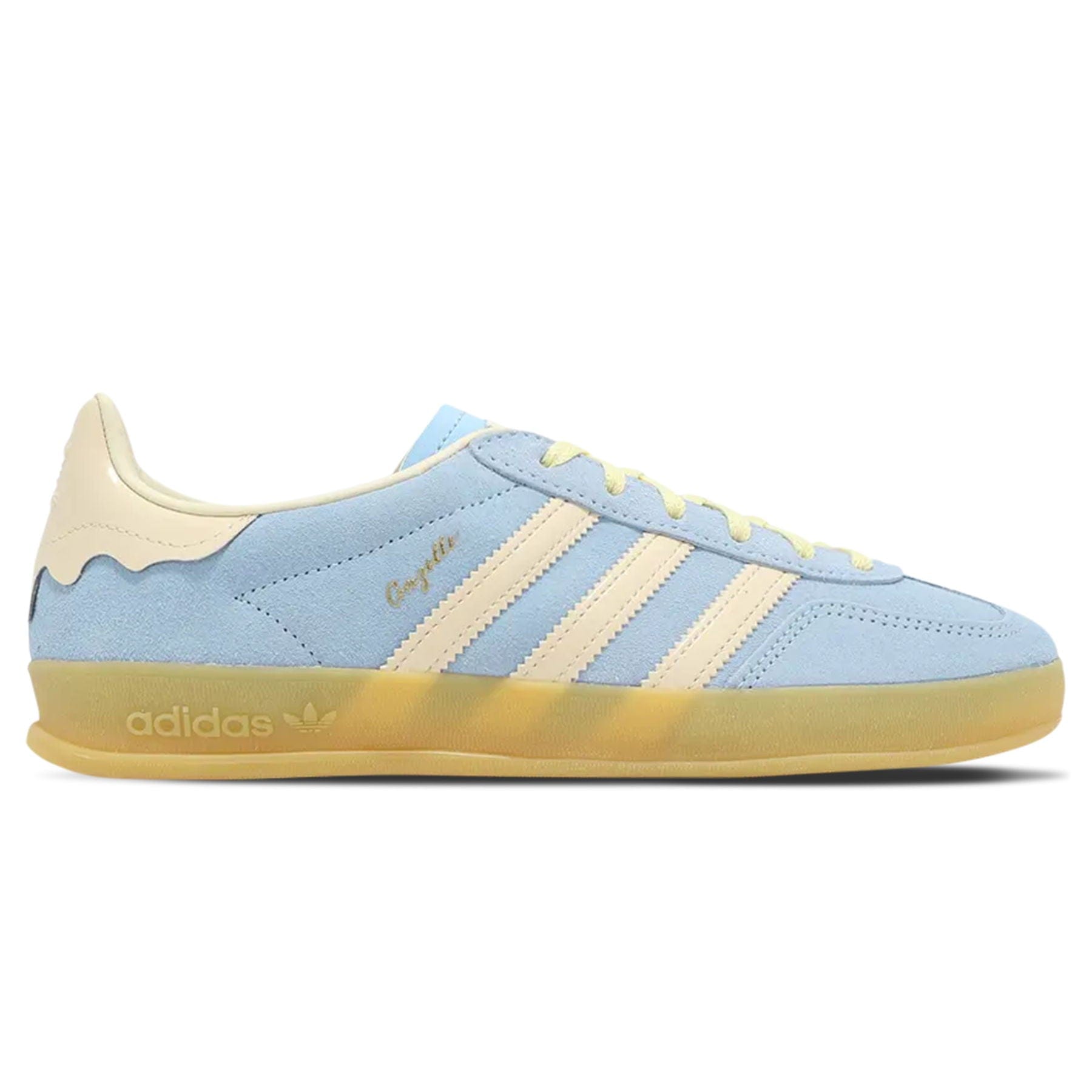 Adidas Gazelle Indoor 'Valentine's Day - Glow Blue Crystal Sand' — UK 3.5 | EU 36 | US 4 — Side View