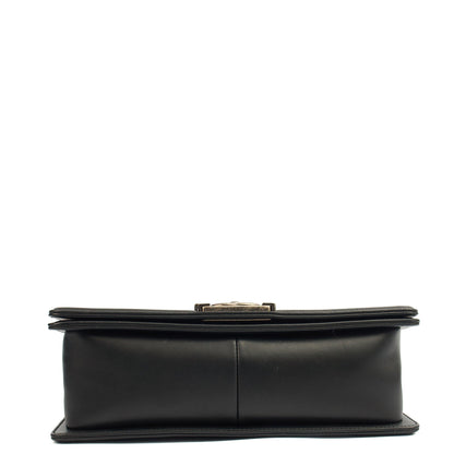 Chanel Cross Body Boy - Medium in Black, Calfskin Leather — Alternate View 25