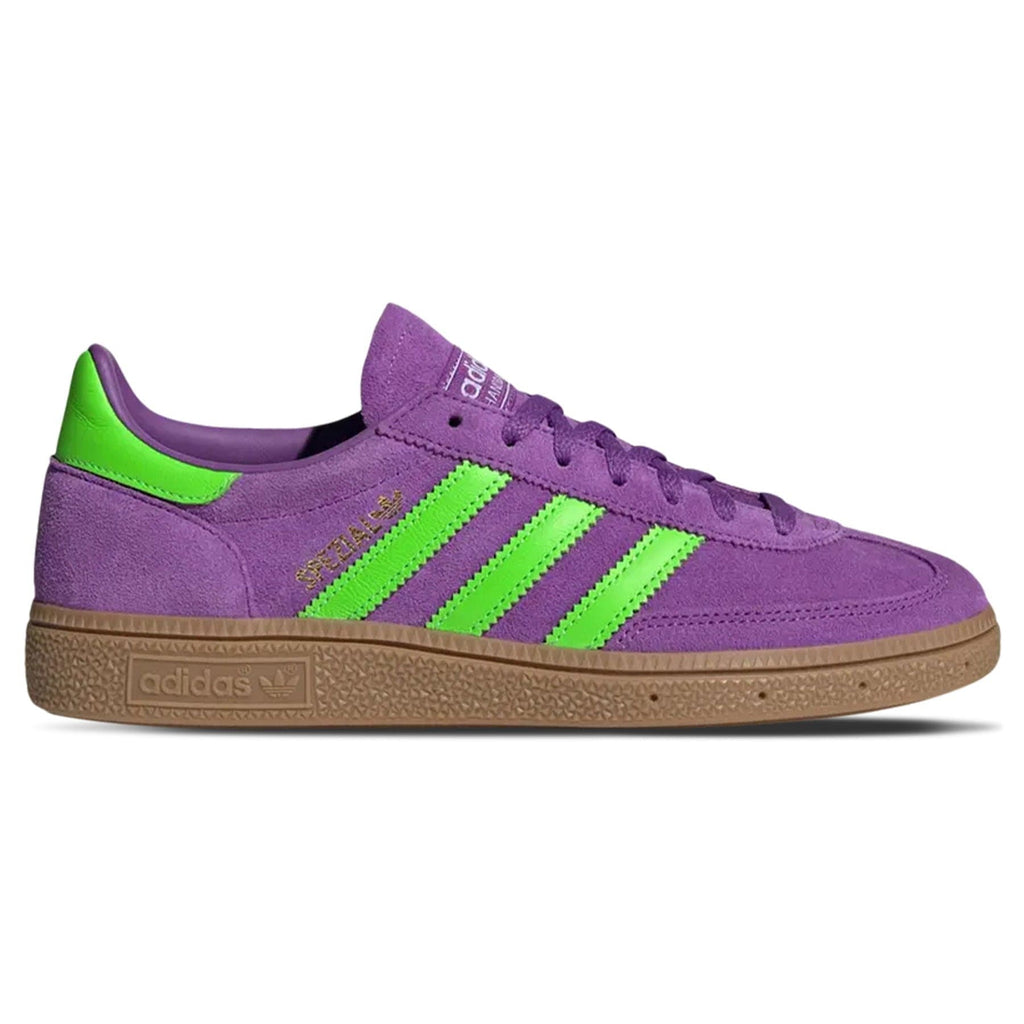 adidas Handball Spezial Wmns 'Active Purple Solar Green' — UK 3.5 | EU 36 | US 5.5 — Side View