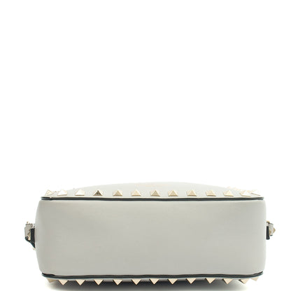 Valentino Cross Body Rockstud Crossbody Bag - Small in Grey, Leather — Alternate View 16