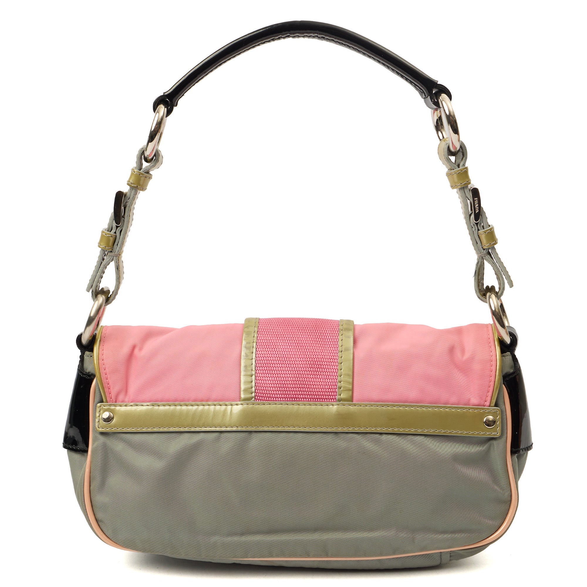 Prada Shoulder Bag Shoulder Bag in Multi, Fabric — Back View