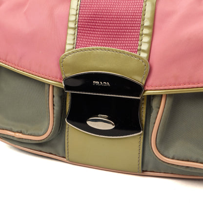 Prada Shoulder Bag Shoulder Bag in Multi, Fabric — Lifestyle View